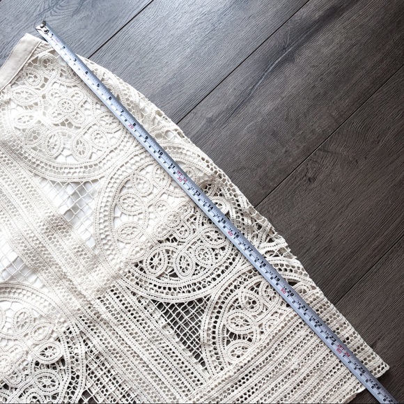*SOLD* Anthropologie Maeve Crochet Skirt - Picture 6 of 9